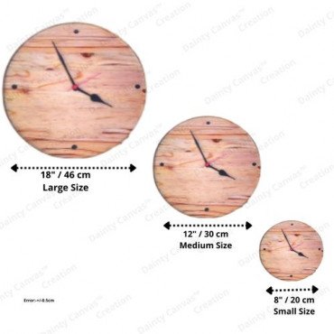Luxury Minimalistic Wooden Wall Clock