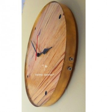 Luxury Minimalistic Wooden Wall Clock