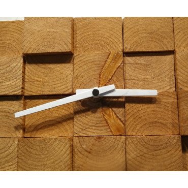 Contemporary wooden wall clock