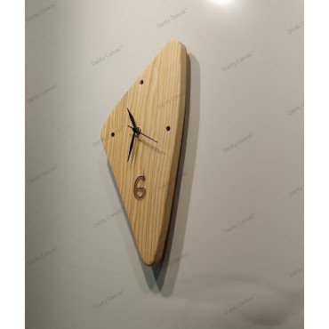 Analog Minimalistic wooden wall clock