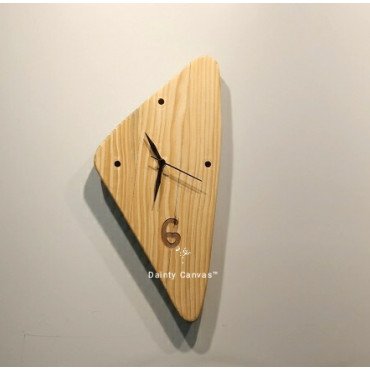 Analog Minimalistic wooden wall clock