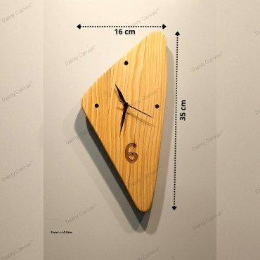 Analog Minimalistic wooden wall clock